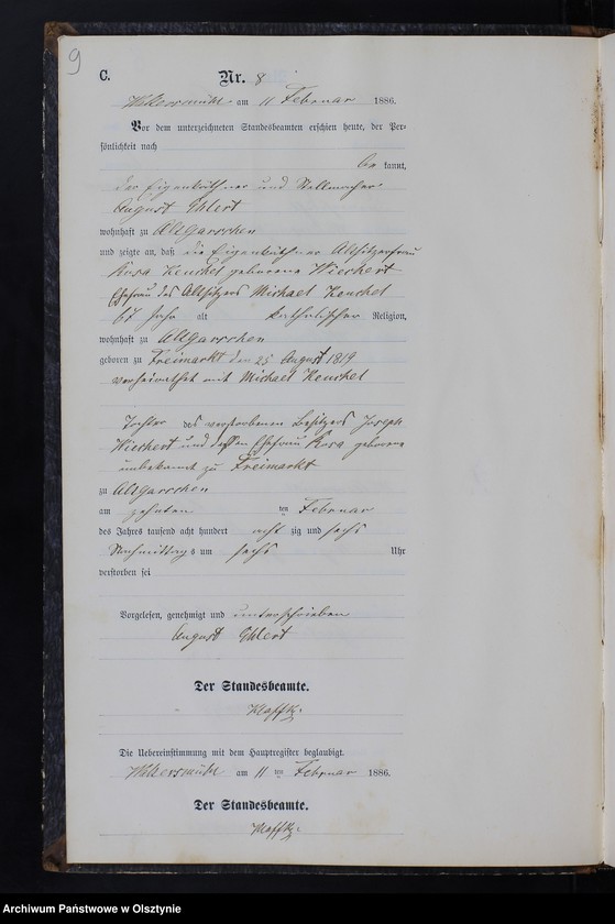 image.from.unit.number "Sterbe-Neben-Register Nr 1 - 39"