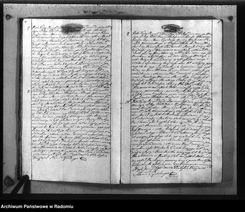 image.from.unit.number "Akta cywilne gminy Głowaczów na rok 1824"