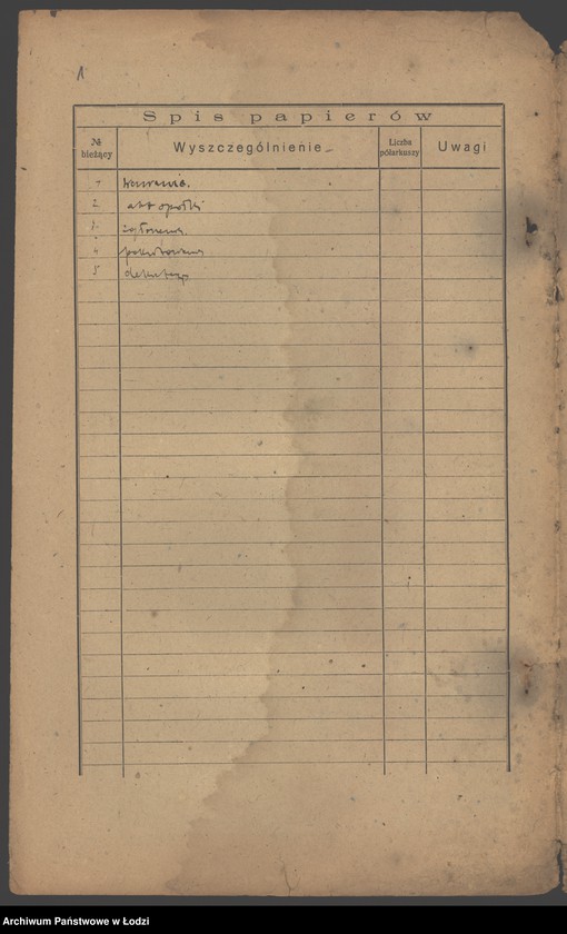 Obraz 3 z jednostki "Abram Hendeles i Dawid Nenfeld- handel towarem galanteryjnym"