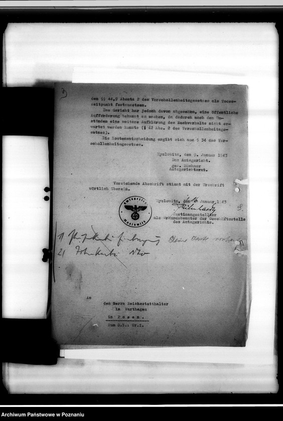 Obraz 6 z jednostki "Sterbeurkunden. Krieg 1939 A - L"