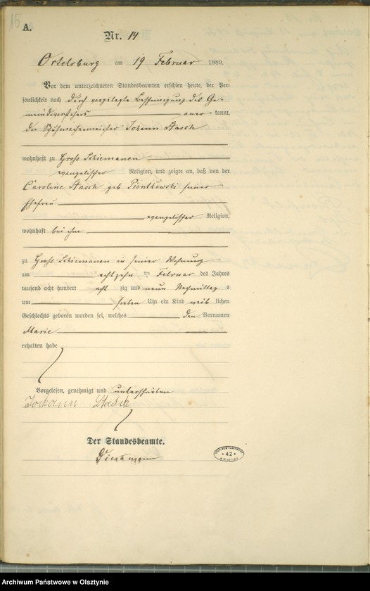 image.from.unit.number "Geburts-Haupt-Register Nr 1 - 84"