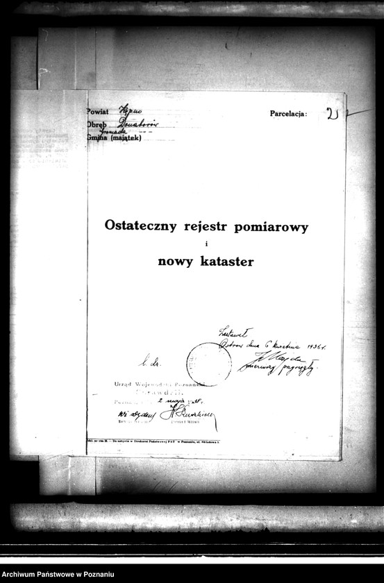 Obraz 7 z jednostki "Ostateczny rejestr pomiarowy majątku Donaborów powiat kępiński"