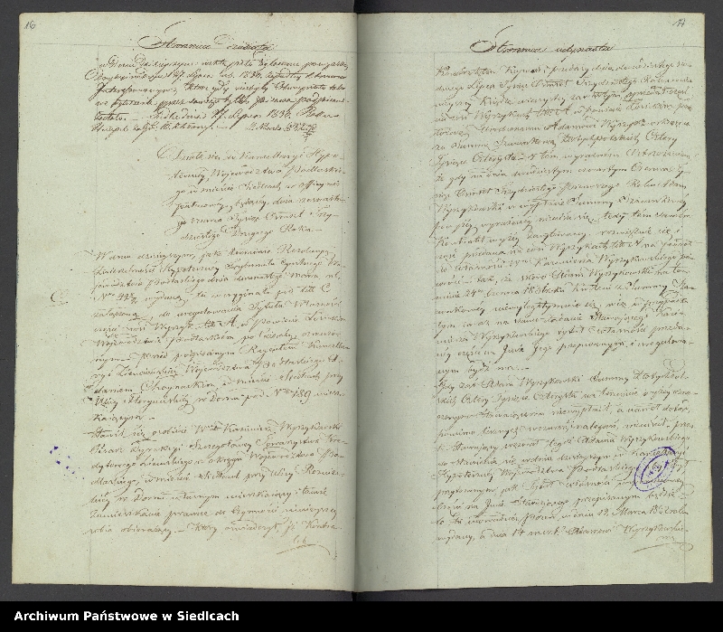 image.from.unit.number "Dobra ziemskie Wyrzyki część A z przyległościami pow. łosicki, woj. podlaskie, księga, właściciele: Kazimierz Wyrzykowski, Adam Wyrzykowski, Józef i Andrzej Wyrzykowscy"