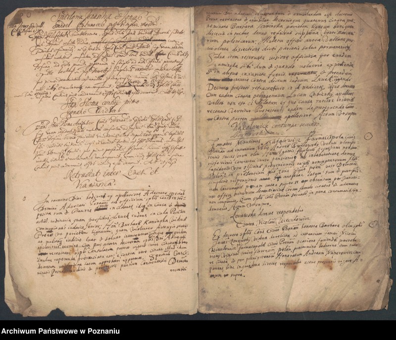 Obraz 6 z jednostki "Acta consularia civitatis Posnaniae."