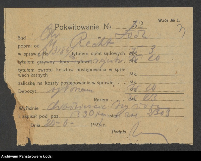 Obraz 5 z jednostki "Mordka Recht – sprzedaż starych mebli"