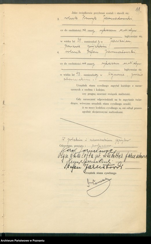Obraz 12 z jednostki "Księga miejscowa małżeństw tom I [Rejestr główny małżeństw]"