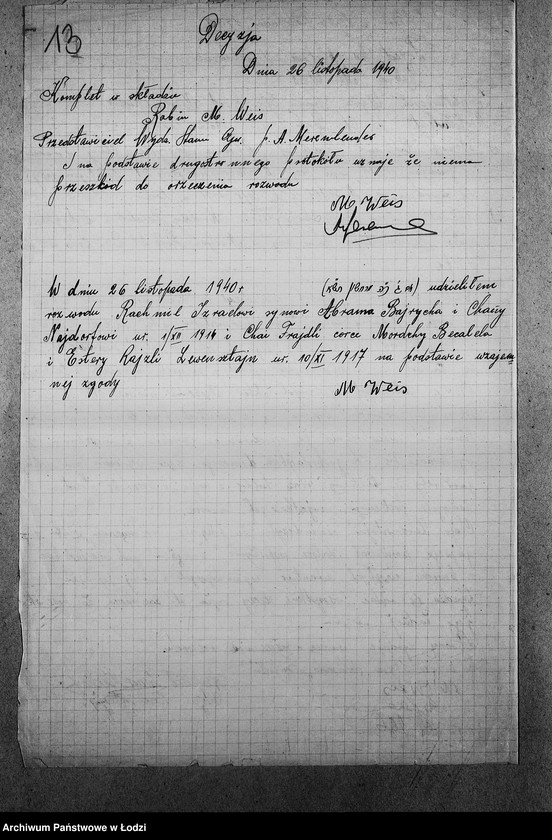 Obraz 16 z jednostki "[Sprawy rozwodowe]"