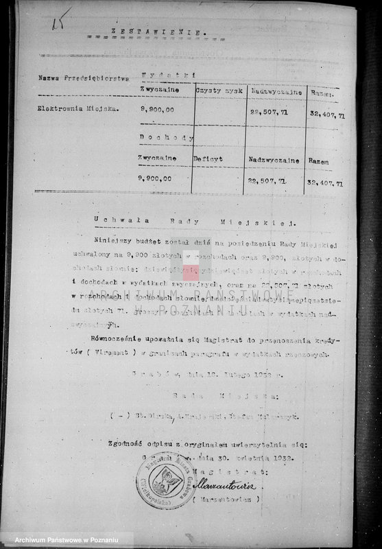 Obraz 14 z jednostki "Miasto Grabów Budżety i sprawy rachunkowe"