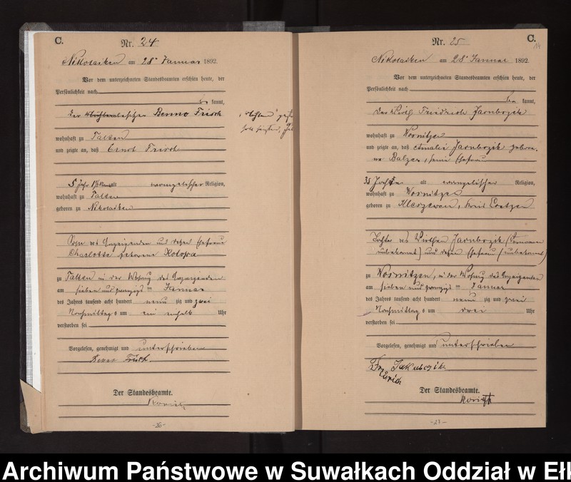 image.from.unit.number "Sterbe-Haupt-Register des Königlichen Preussischen Standes-Amtes Nikolaiken Kreis Sensburg"
