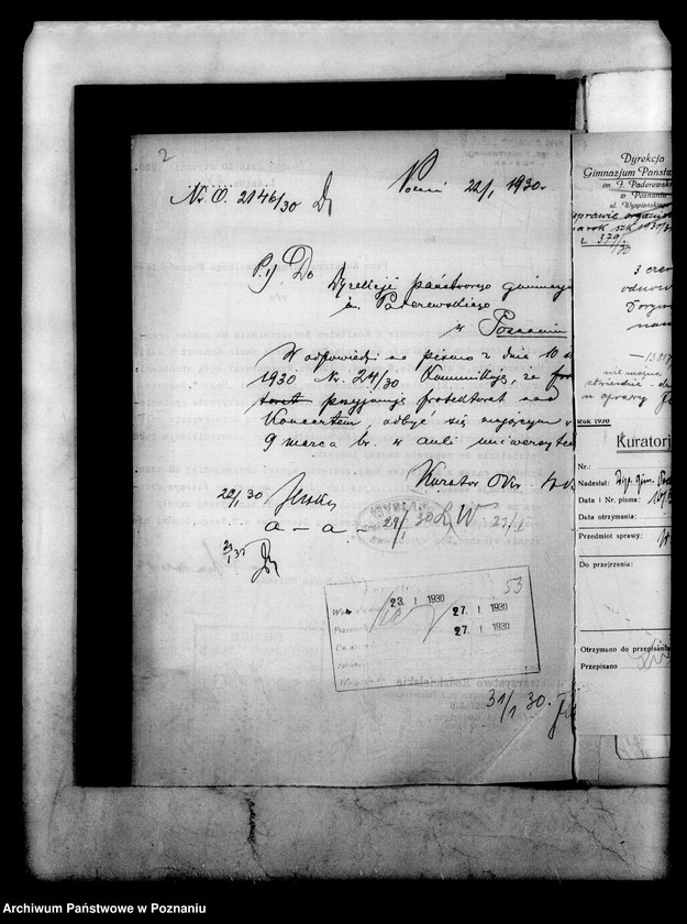 Obraz 5 z jednostki "Państwowe Gimnazjum imienia Paderewskiego- Poznań"