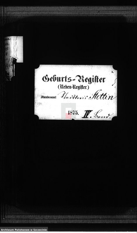 Obraz 3 z jednostki "Geburts-Register (Neben-Register) Band IV"