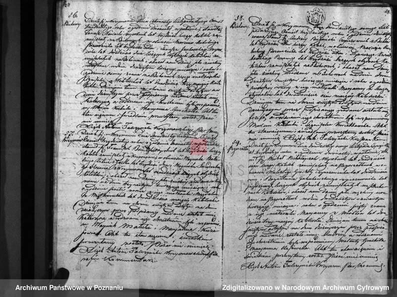 Obraz 18 z jednostki "Akta urodzenia, małżeństwa i zgonu"