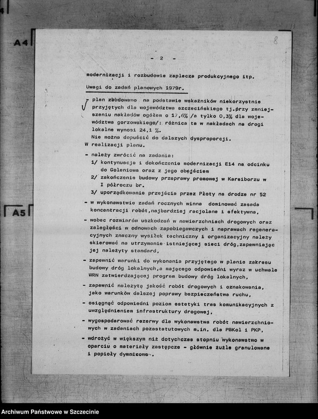 Obraz 12 z jednostki "Protokół posiedzenia Egzekutywy Komitetu Wojewódzkiego Polskiej Zjednoczonej Partii Robotniczej: 3 kwietnia 1979 r."
