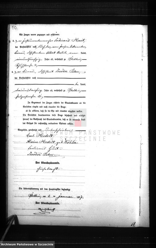 Obraz 13 z jednostki "Heiraths-Register (Neben-Register) Band I"