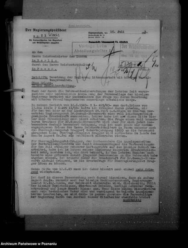 Obraz 6 z jednostki "Beamten des höheren, mittleren und einfachen Dienstes"