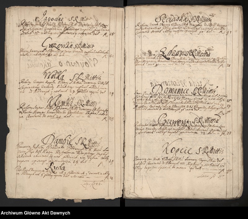 image.from.unit.number "Rejestry pogłównego generalnego z różnych województw."