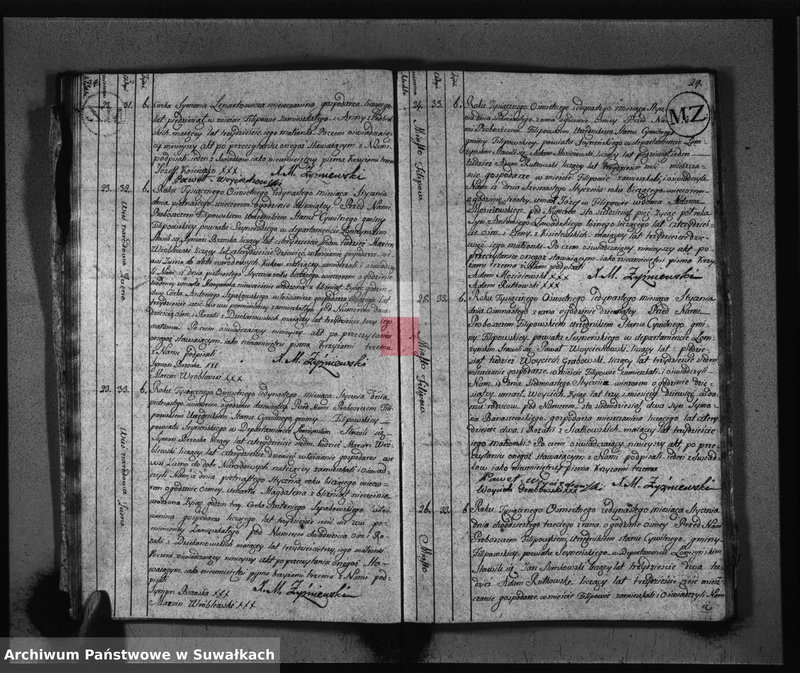 Obraz 17 z jednostki "Akta Zeszłych Gminy Filipowskiey od 1go Maja 1810 Ru aż do ostatnich dni Grudnia 1811 r."