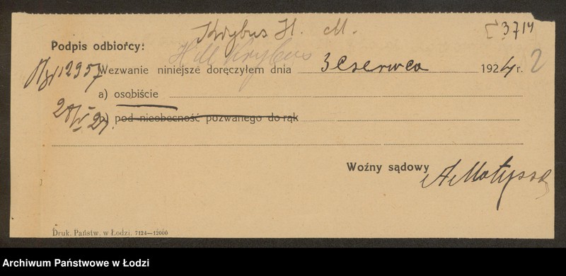 Obraz 4 z jednostki "Mendel Hersz Krybus- sprzedaż wyr. kolonialnych"