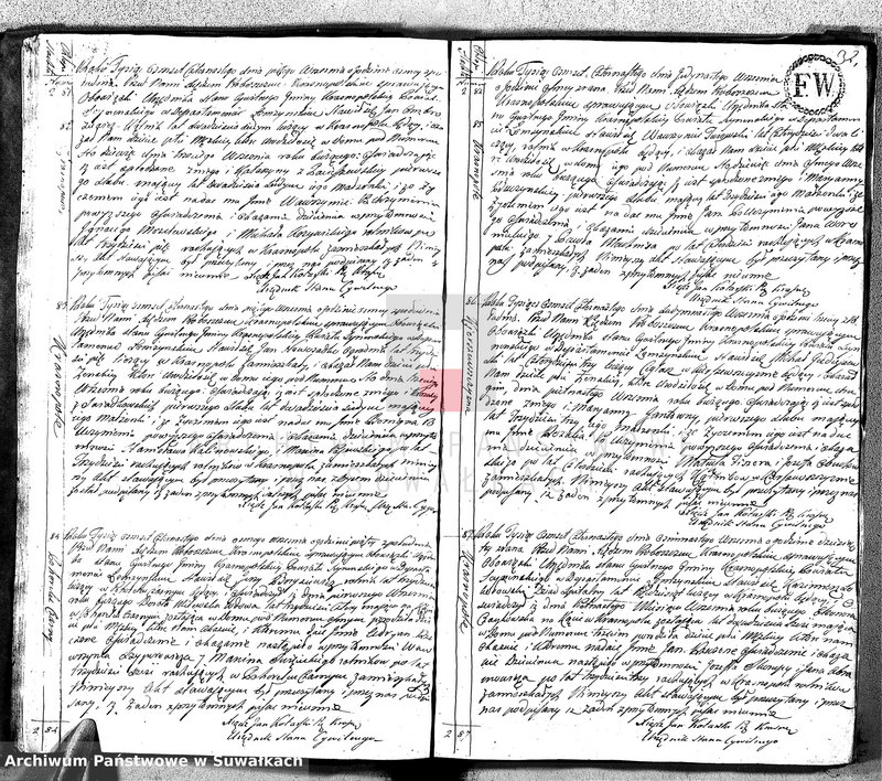 image.from.unit.number "Akta Cywilne Urodzonych Gminy Krasnopolskiey Pttu Seyneńskiego od Ru 1814."