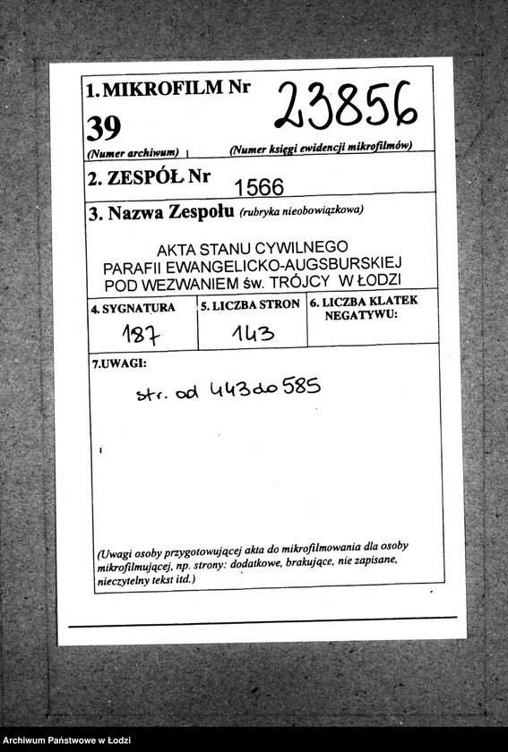 Obraz 1 z jednostki "Akta zgonów"