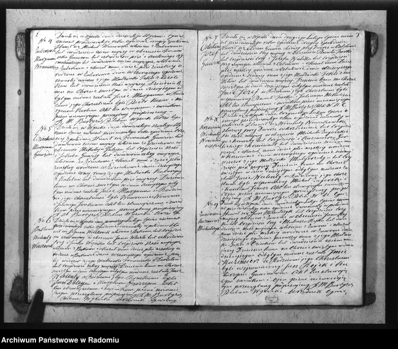 image.from.unit.number "Duplikat akt Religijno - Cywilnych Urodzonych, Zaszlubionych i Zmarłych Parafii Wysoka spisanych za rok 1850"