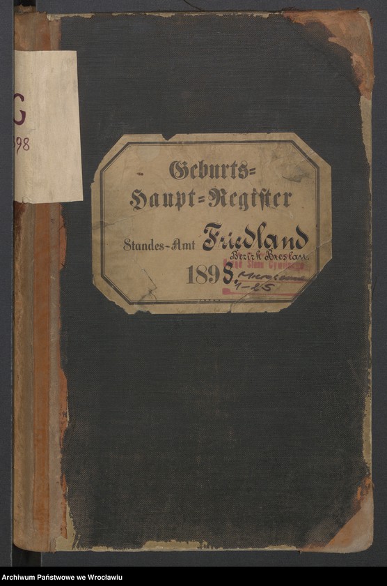 image.from.unit.number "Księga urodzeń USC Mieroszów (Friedland) 1898"