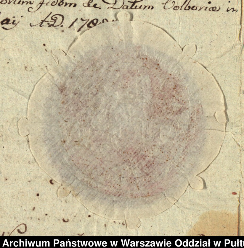 image.from.unit.number "Zgoda biskupa włocławskiego Józefa Rybińskiego na rezygnację przez Jana Dębowskiego z sufraganii włocławskiej z zachowaniem jednak dotychczasowych dochodów"