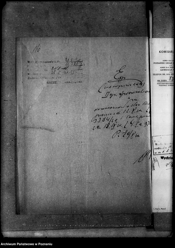 Obraz 20 z jednostki "Sprawy osobowe Departamenu Rolnictwa i Dóbr Państwowych emeryci"