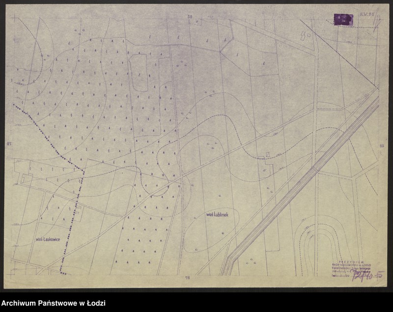 Obraz 5 z jednostki "Plan m. Łodzi 1: 2000. Sekcja SW 66"