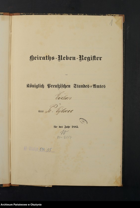 image.from.unit.number "Heiraths-Neben-Register Nr 1 - 16"