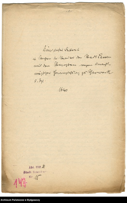 image.from.unit.number "[Dekret królewski dot. sporu miasta Łasina ze starostami z powodu nadmiernych ciężarów]"