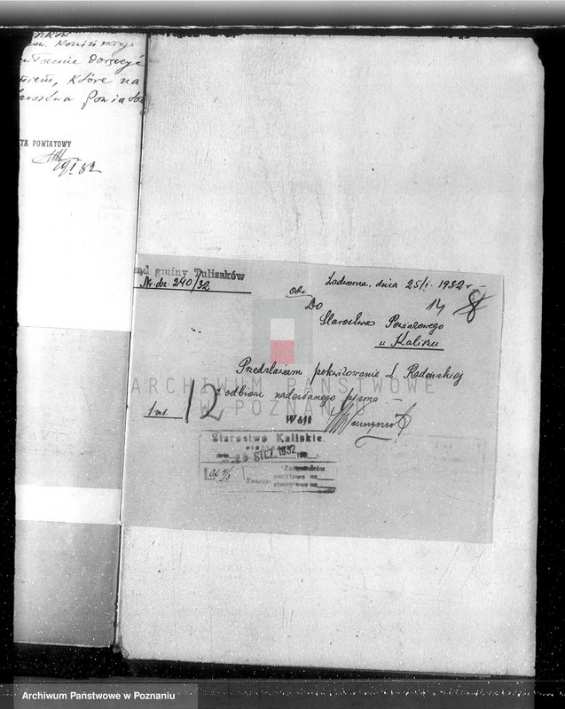 Obraz 18 z jednostki "Sprawa zmiany rodzaju użytków 5,06 ha gruntów leśnych w majątku Bogusławice /powiat koniński/ oraz zatwierdzenie projektu planu gospodarstwa leśnego"