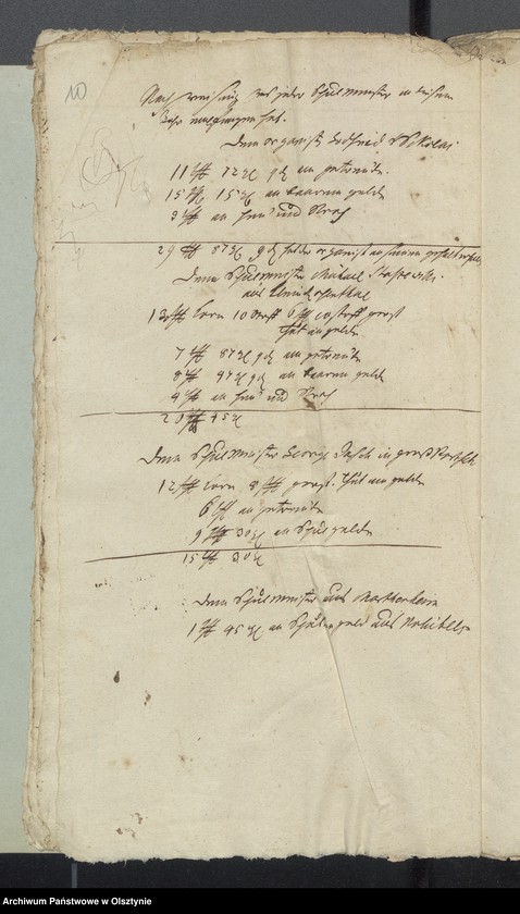 image.from.unit.number "Schwarzsteinsche Schulen Rechnung über Einnahme und Ausgabe"