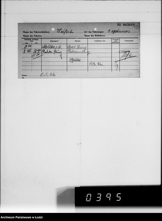 Obraz 17 z jednostki "A.Seifert Rechnungen. [za dostawy towarów dla Getta]"