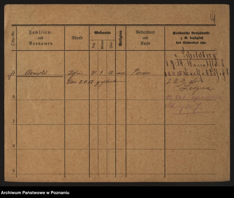 Obraz 13 z jednostki "Stainke (Stein...) - Stamwitz"