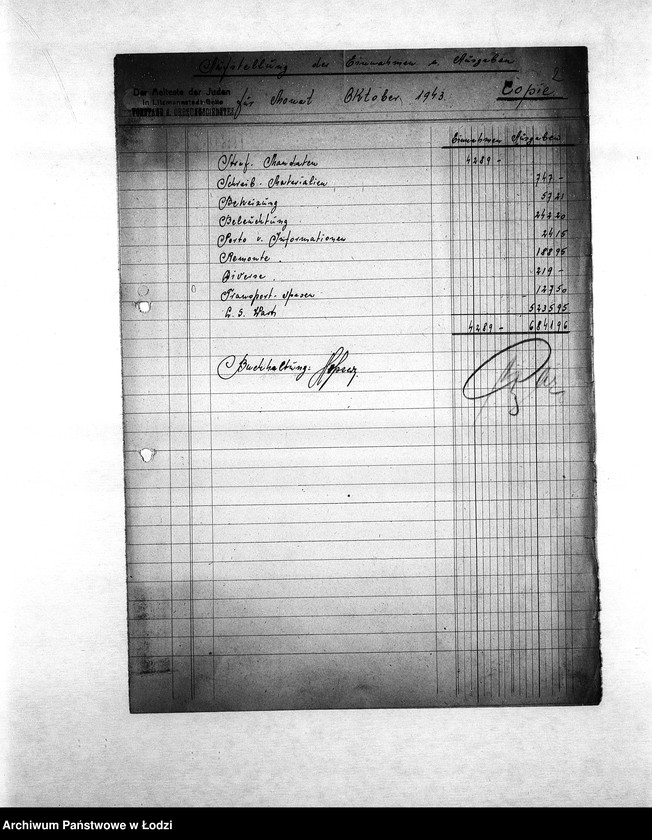 Obraz 5 z jednostki "Bilanzen [Bilanse miesięczne]"