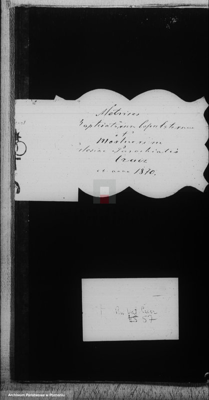 Obraz 1 z jednostki "Duplikat baptisatorum, copulatorum, mortuorum"