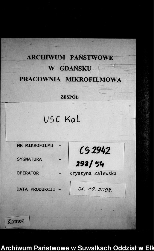 image.from.unit.number "Sterbe-Neben-Register des Preussischen Standes-Amtes Kehlen Kreis Angerburg"