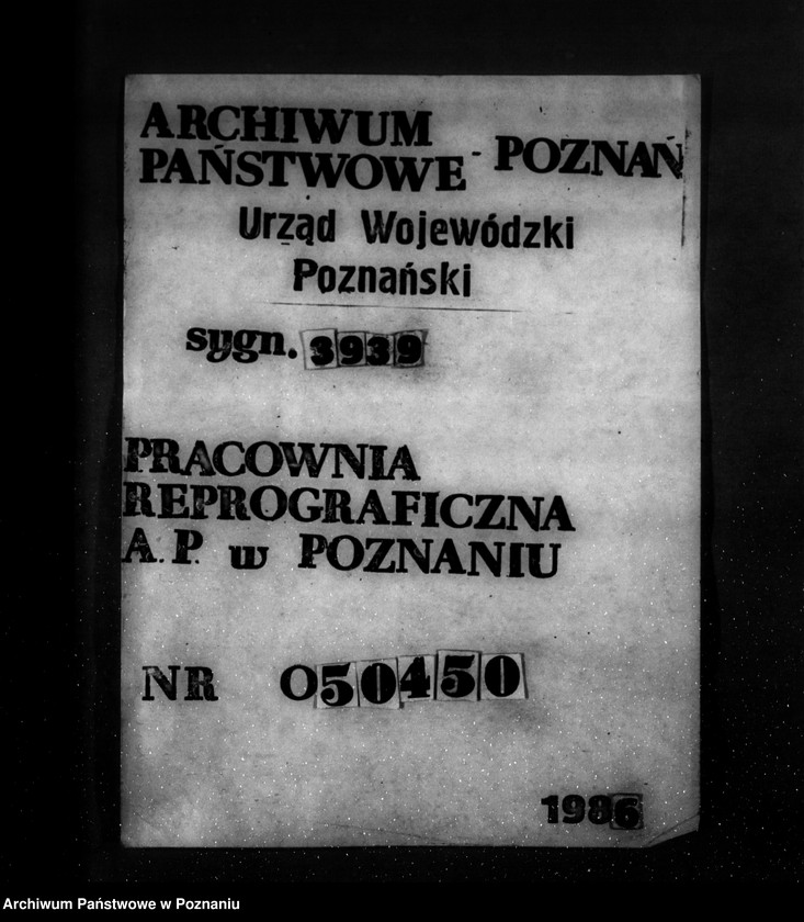 Obraz 1 z jednostki "Sprawa zatwierdzenia projektu planu gospodarstwa leśnego dla lasu majątku Czepów-Dolny powiat turecki"