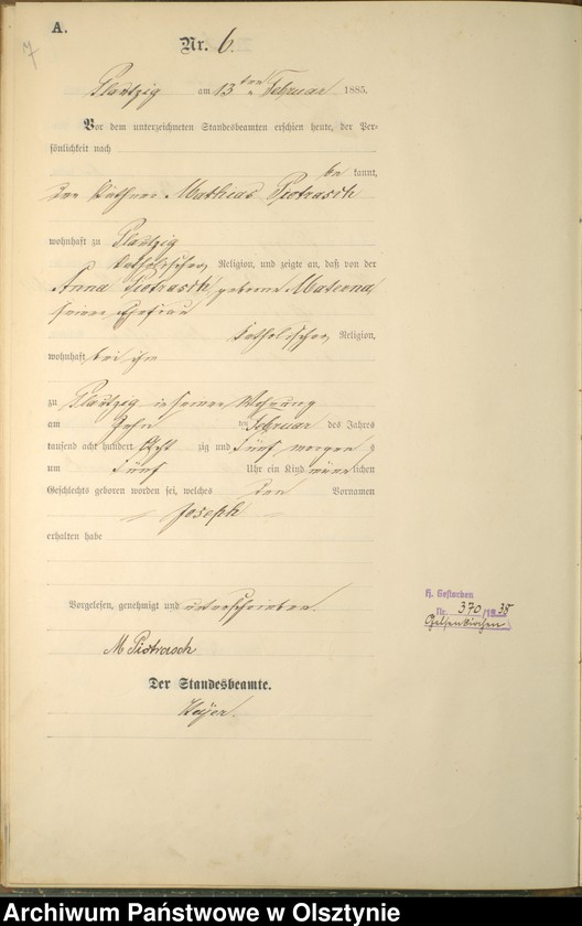 image.from.unit.number "Geburts-Haupt-Register Nr 1 - 37"