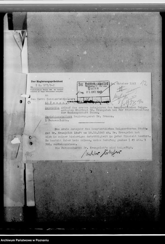 Obraz 16 z jednostki "Kraegeloh - rajca miejski w Łodzi"