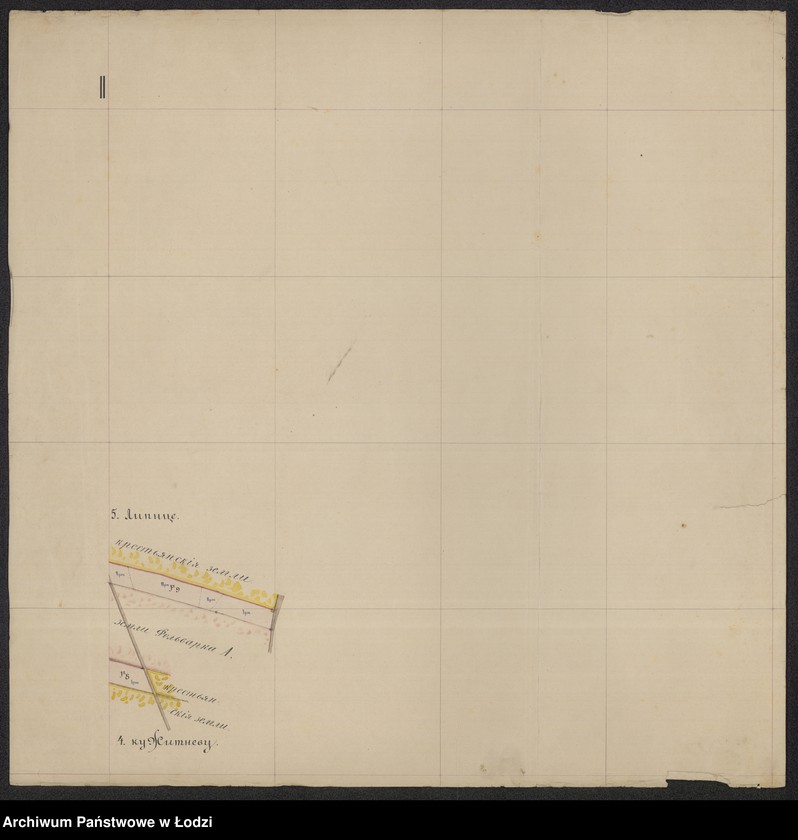 Obraz 2 z jednostki "Meževoj plan maìoratnago iměnìja Cecìelov Kališskoj Gubernìi Veljunskago Uězda"