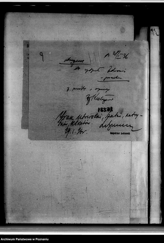 Obraz 13 z jednostki "Zatwierdzenie zakładu przemysłowego /rzeźni Miejskiej/ własność Zarządu Miejskiego w Środzie"