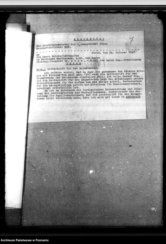 Obraz 11 z jednostki "Zeitschrift für Heimatwesen. Soziale Mitteilungen"