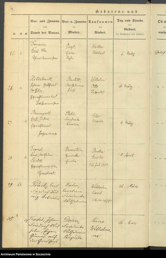 image.from.unit.number "Kirchenbuch. Lübzin (Lubczyna, now.)."