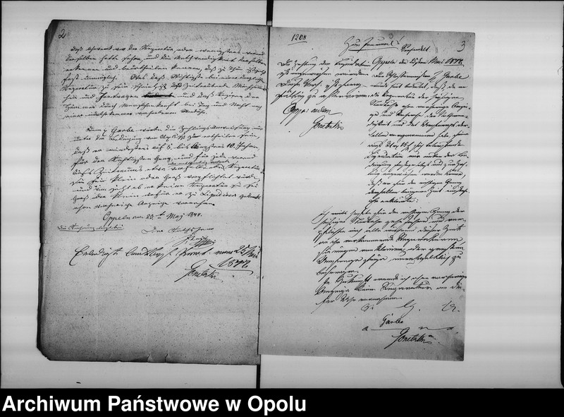 Obraz 6 z jednostki "Acta des Magistrats zu Oppeln betreffend: die Reparatur der Thurm-Uhr durch Garbe und Schoenheid und Anfertigung einer Neuen durch C. Weiss de Anno 1844"