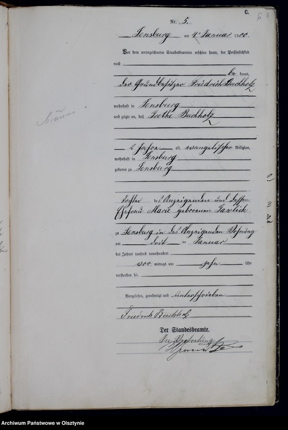 image.from.unit.number "Sterbe-Haupt-Register Nr 1 - 217"