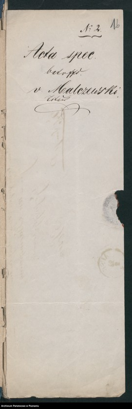 Obraz 6 z jednostki "A. betr. Familie von Malczewski"