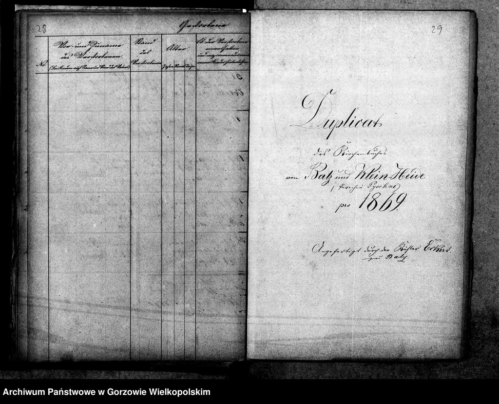 image.from.unit.number "Duplikate der Kirchenbücher von Pyrehne: Pyrehne (Pyrzany), Pyrehner Radewiese, Döllensradung (Nowiny Wielkie), Fichtwerder (Świerkocin), Hopfenbruch (Chmieliniec), Balz (Białcz), Kleinheide (Pszczelnik)"