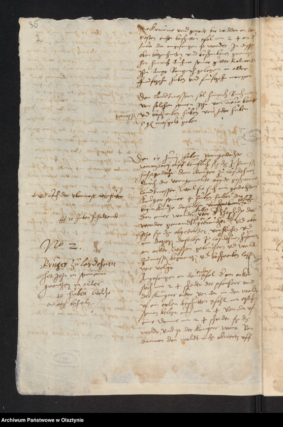 image.from.unit.number "[Protokół obmiaru i określenia granic majątków w starostwie Ragneta oraz wyrysy granic wsi]"